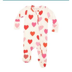 Angel Dear Big Hearts Print Baby Onesie
